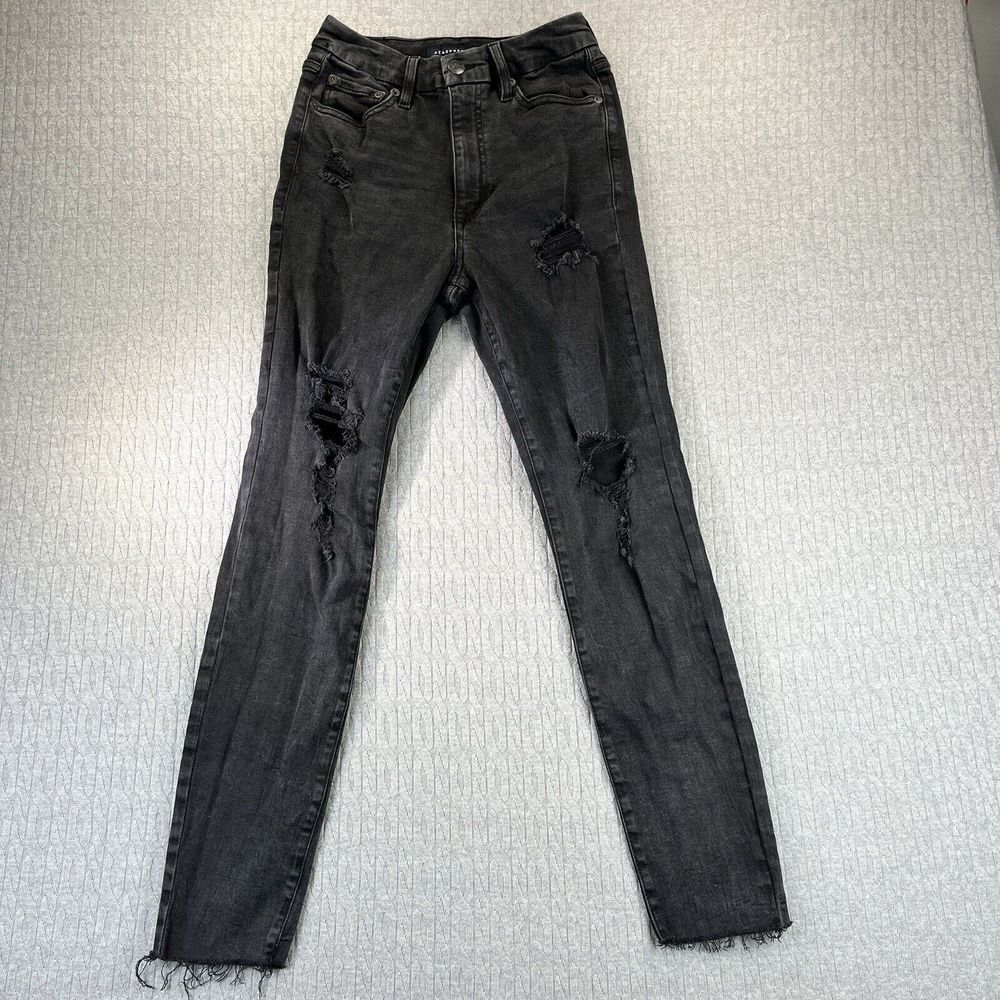 Aeropostale Black High Rise Women Jeans